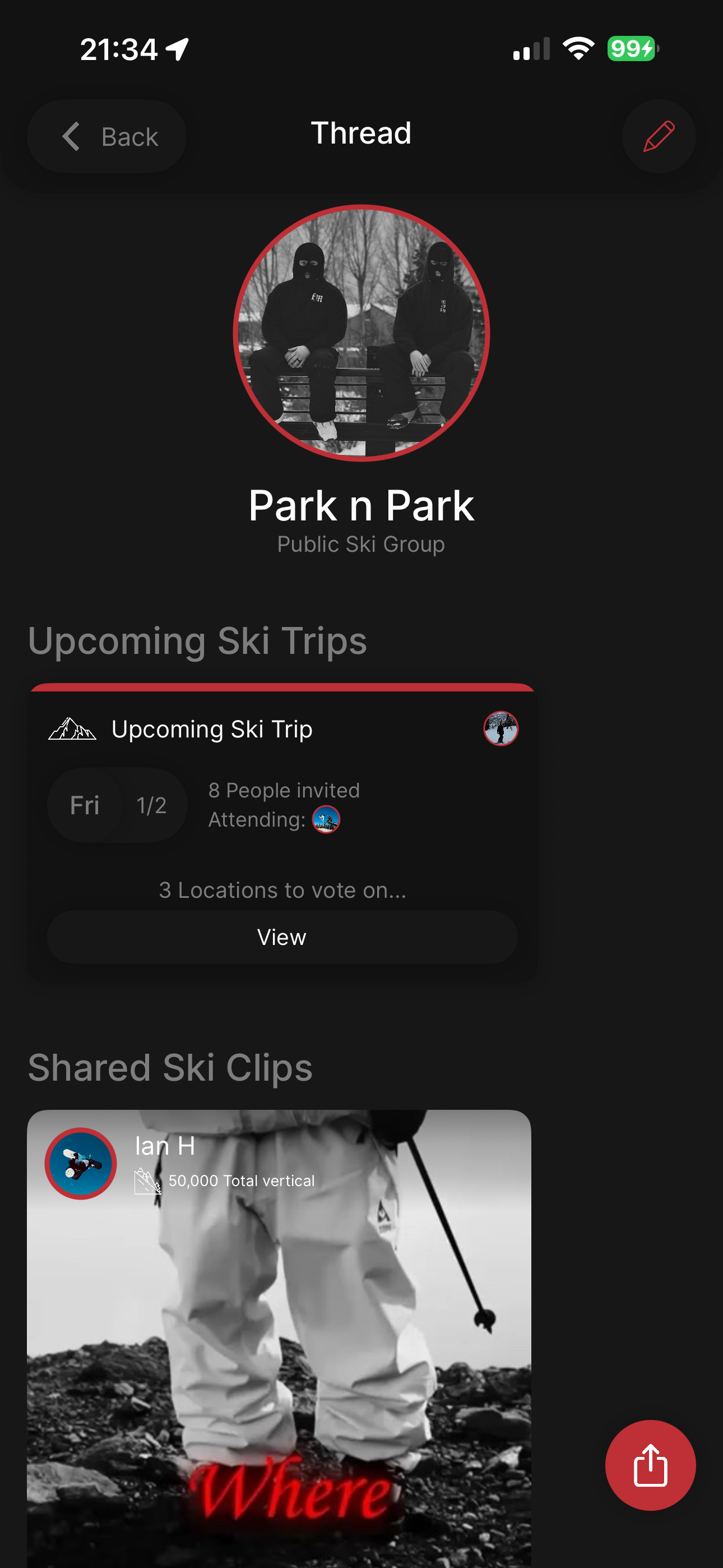 Join Ski Groups